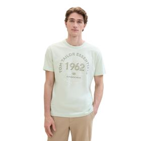 Tom Tailor 35599 Deniz Yeşili İnce Çizgili, Erkek T-shirt