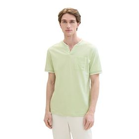Tom Tailor 35599 Deniz Yeşili İnce Çizgili, Erkek T-shirt