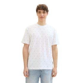 Tom Tailor 35819 Denim Beyaz Tenis Baskısı Erkek T-shirt