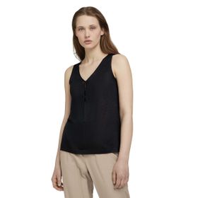 Tom Tailor Basic Top 14482 Derin Siyah Kadın Atlet