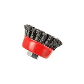 Tomax 100 mm Çimento Cüruf Temizleme Burgulu Çanak Fırça