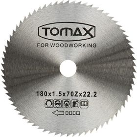 Tomax 115x1.2x22.2x80Z Diş Elmassız Ağaç Daire Testeresi