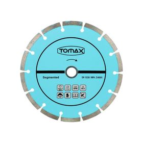 Tomax 180x2.2x22 mm Segmentli Elmas Beton Taş Kesici Testere