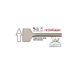 Tomax 18x400x50 SDS Max Büyük Kırıcı Eksta Geniş Keski