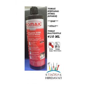 Tomax 410 ml Kimyasal Dübel Epoksi Reçine Beton Taş Tuğla Yapıştırıcı