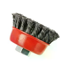 Tomax 80 mm Çimento Cüruf Temizleme Burgulu Çanak Fırça