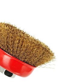 Tomax 80 mm Pas Temizleme Çapak Alma Saçaklı Çanak Fırça