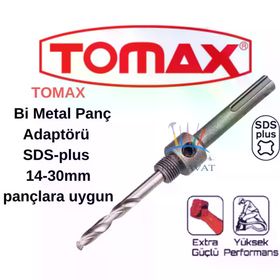 Tomax Bi-Metal Panç SDS Plus 14-30 mm Adaptörü