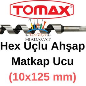 Tomax Hex 10x125 mm Kısa Ağaç Delme Matkap Ucu