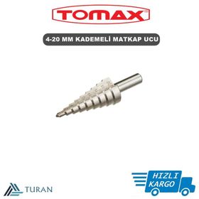 Tomax Kademeli 4-20 mm Matkap Ucu