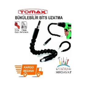 Tomax Körüklü Bükülen Bits Uzatma Matkap Ucu