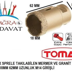 Tomax Mermer Granit M14 18 mm Panç