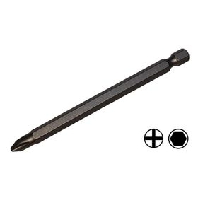 Tomax PZ2 x 100 mm Pozidriv Yıldız Mıknatıslı Manyetik Bits Matkap Ucu