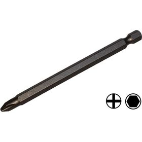 Tomax PZ2 x 100 mm Pozidriv Yıldız Mıknatıslı Manyetik Bits Matkap Ucu