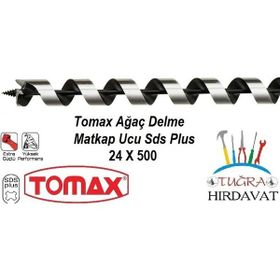 Tomax Sds Plus 24x500 mm Ağaç Delme Matkap Ucu