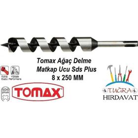 Tomax Sds Plus 8x250 mm Ağaç Delme Matkap Ucu