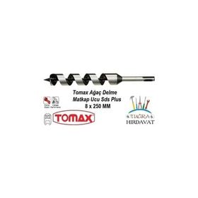 Tomax Sds Plus 8x250 mm Ağaç Delme Matkap Ucu