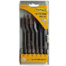 Tomax Yaprak Ahşap 12-24 mm 6 Parçalı Matkap Ucu Takımı