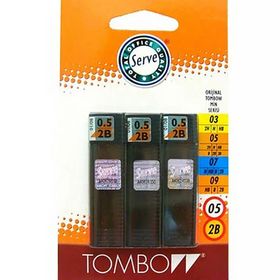 Tombow 0.5 mm 2B 3'lü Blister Kalem Ucu