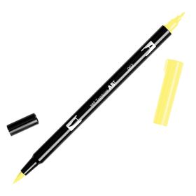 Tombow 062 Dual Brush Soluk Sarı Grafik Çizim Kalemi