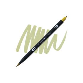 Tombow 076 Dual Brush Hardal Yeşili Grafik Çizim Kalemi