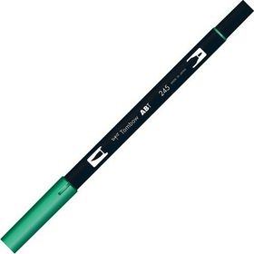 Tombow 245 Dual Brush Sap Yeşili Grafik Çizim Kalemi