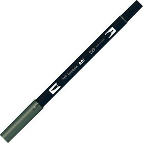 Tombow 249 Dual Brush Avcı Yeşili Grafik Çizim Kalemi