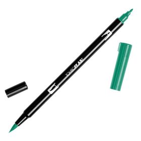 Tombow 277 Dual Brush Koyu Yeşil Grafik Çizim Kalemi