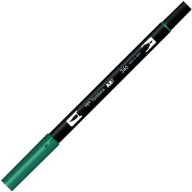 Tombow 346 Dual Brush Deniz Yeşili Grafik Çizim Kalemi