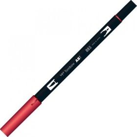 Tombow 885 Warm Red AB-T Dual Brush Grafik Kalemi