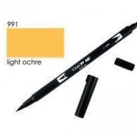 Tombow 991 Light Ochre AB-T Dual Brush Grafik Kalemi