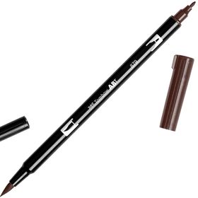 Tombow Dual Brush Pen 879 Brown Grafik Çizim Kalemi