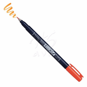Tombow Fudenosuke Brush Pen 28 Orange Fırça Uçlu Kalem