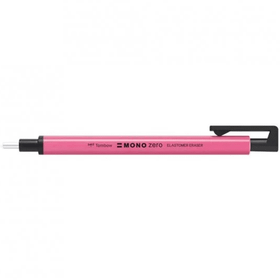 Tombow Mono Zero Silgi Yuvarlak Uç Neon Pembe Kalem