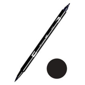 Tombow N15 Black AB-T Dual Brush Grafik Kalemi
