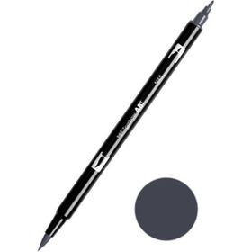 Tombow N45 Cool Gray 10 AB-T Dual Brush Grafik Kalemi