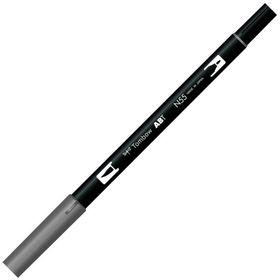 Tombow N55 Cool Gray 7 AB-T Dual Brush Grafik Kalemi