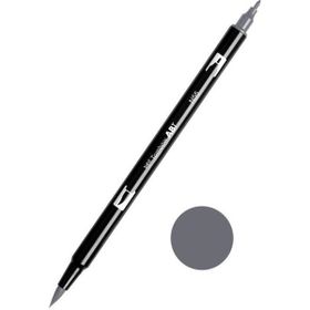 Tombow N55 Cool Gray 7 AB-T Dual Brush Grafik Kalemi