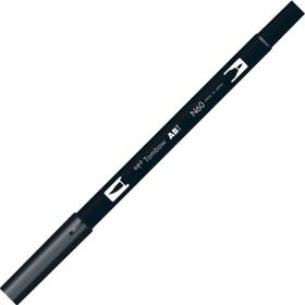 Tombow N60 Cool Gray 6 AB-T Dual Brush Grafik Kalemi