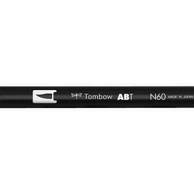 Tombow N60 Cool Gray 6 AB-T Dual Brush Grafik Kalemi
