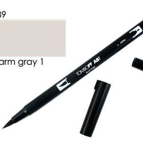 Tombow N89 Warm Gray 1 AB-T Dual Brush Grafik Kalemi