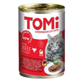 Tomi 12x400 gr Sığır Etli Kedi Konservesi