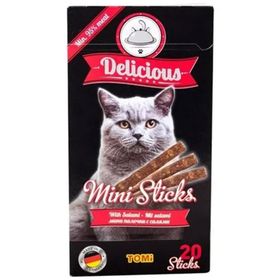 Tomi 20x2 gr 40 gr Salamlı Kedi Mini Stick