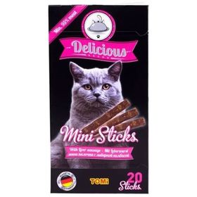 Tomi 20x2 gr 40 gr Sosisli Kedi Mini Stick