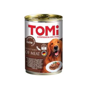 Tomi 5 Çeşit Etli 400 gr Konserve Köpek Maması