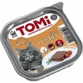 Tomi Alüminyum Paket Hindi Etli 100 gr Kedi Konserve
