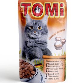 Tomi Kazlı ve Ciğerli Pouch 100 gr Kedi Maması
