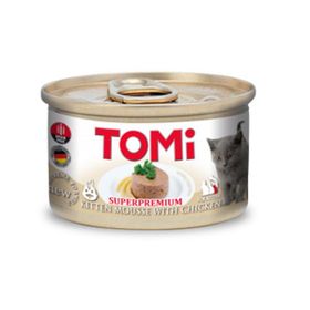 Tomi Kıyılmış Tavuklu Tahılsız 85 gr Yavru Konserve Kedi Maması