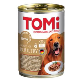 Tomi Kümes Hayvanlı Yetişkin Konserve 400 GR Köpek Maması