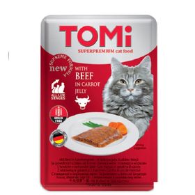 Tomi Pate Dana Etli ve Havuçlu 100 gr Yetişkin Kedi Konservesi
